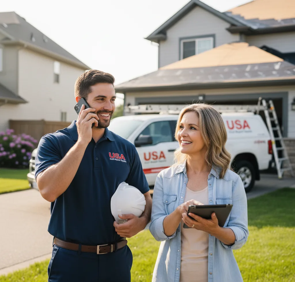 USA Roof Repair Experts customer support in Highland Park